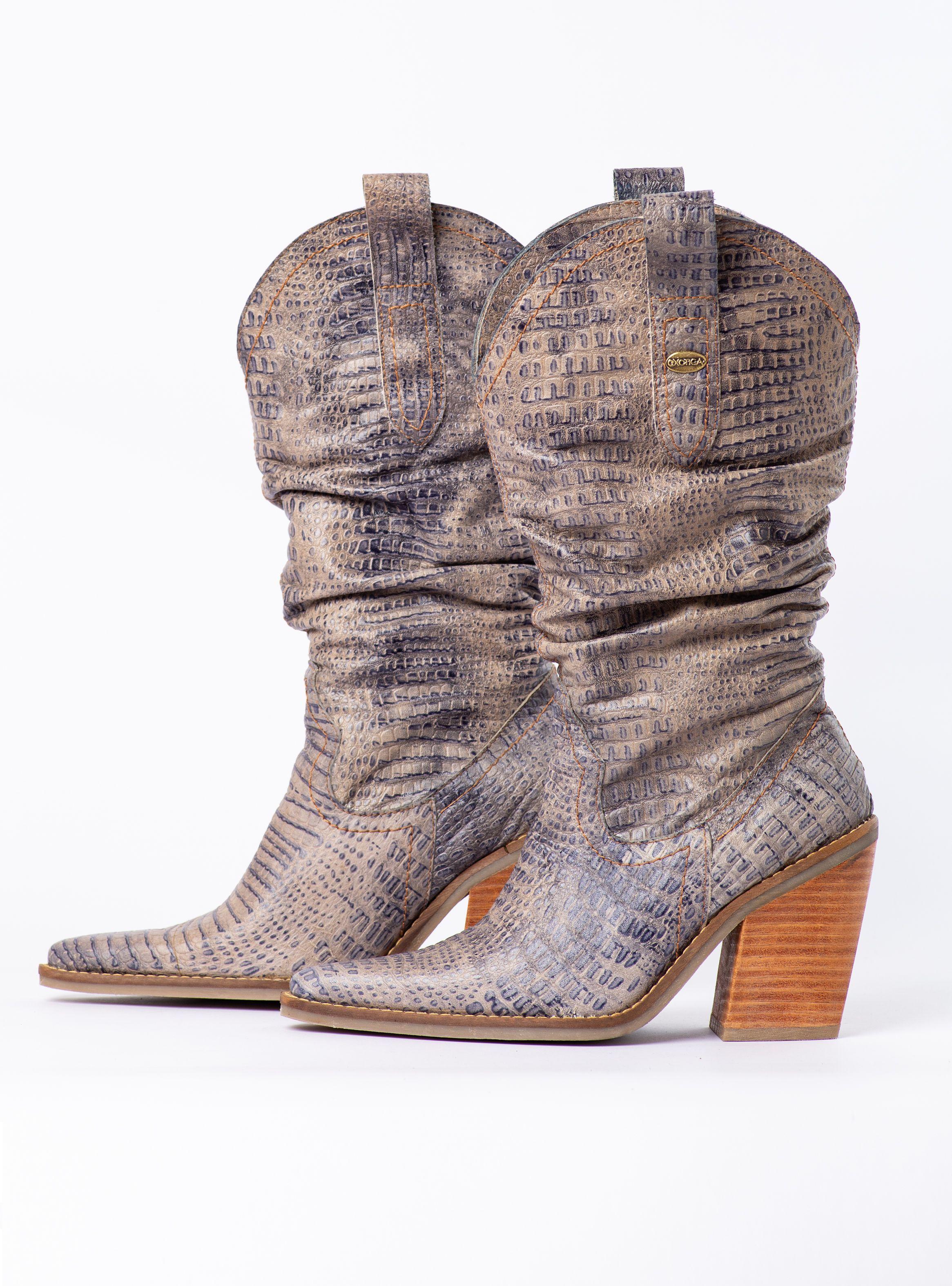 Bota Artemisa Caiman Azul -5