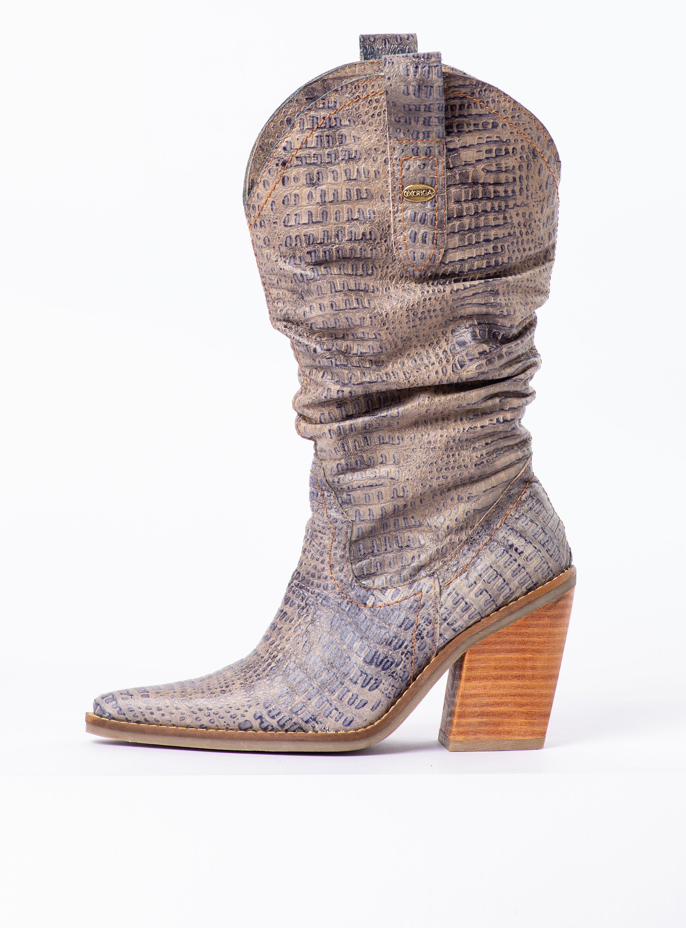 Bota Artemisa Caiman Azul -5