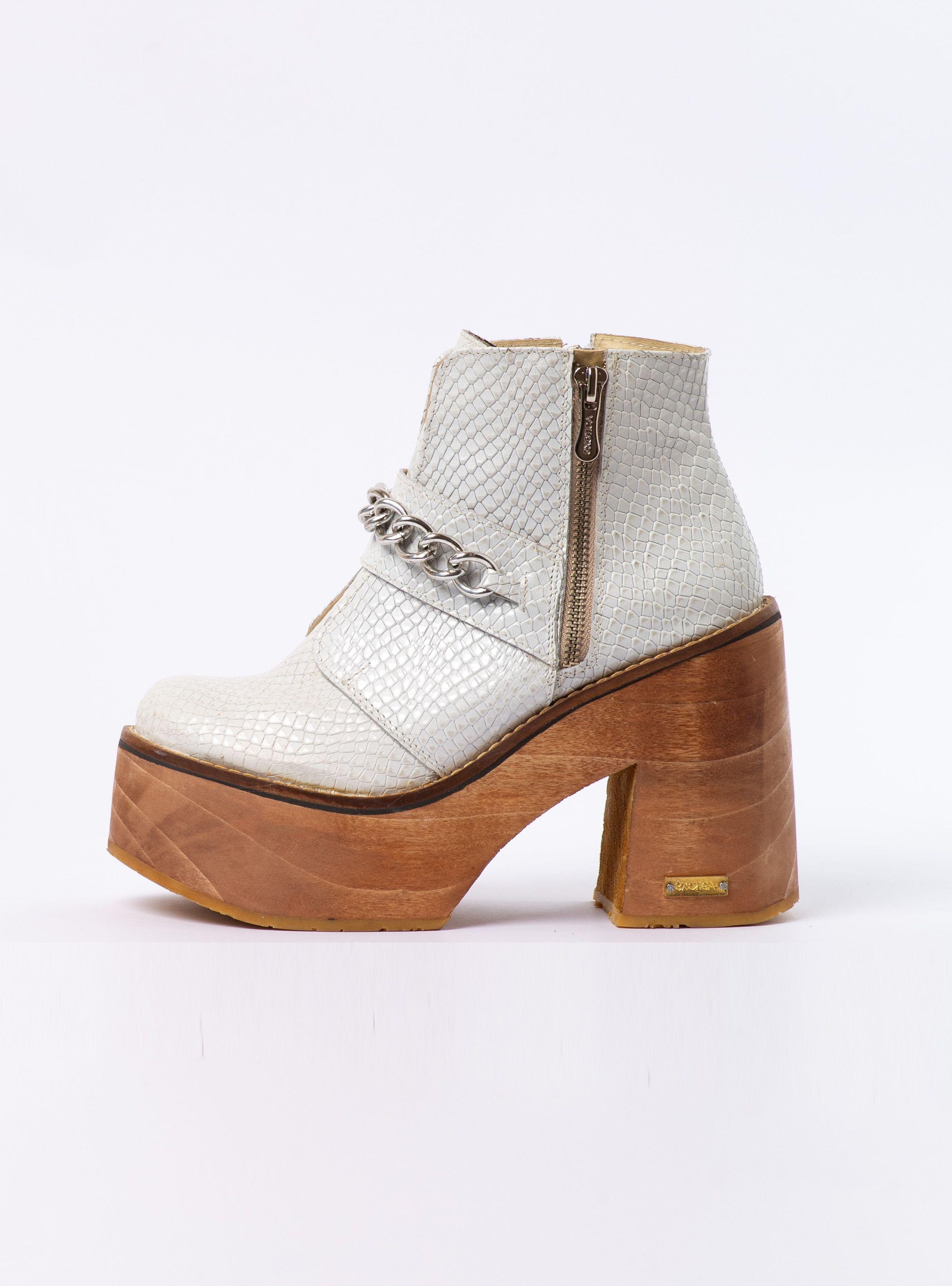 Zueco Pilar Caiman Blanco Exotica-4