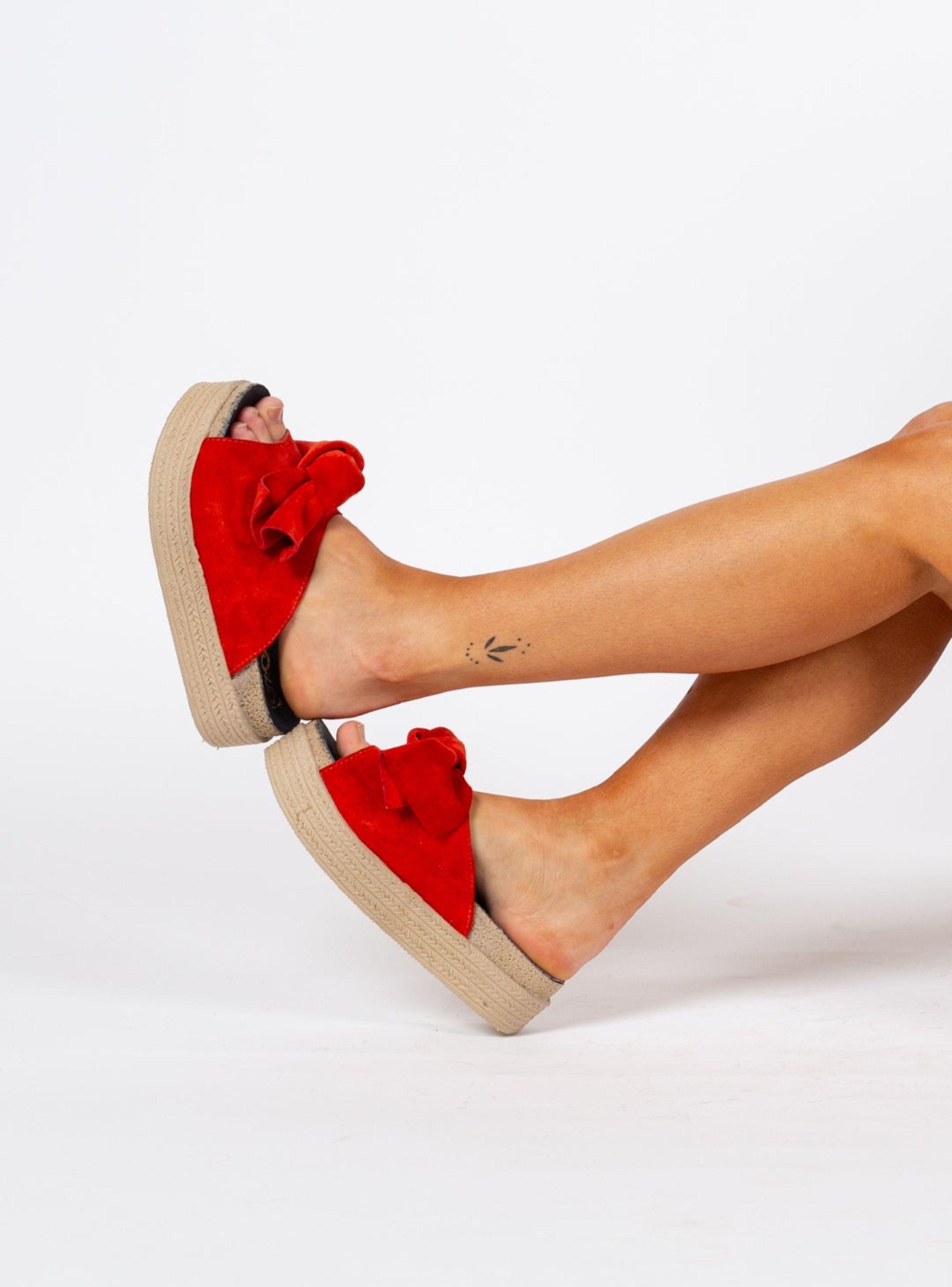 Sandalia Rossy Reno Rojo Exotica-0