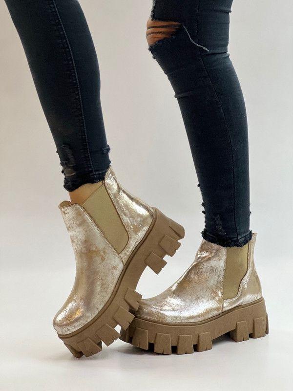 Botin Bela Coco Aluminio Exotica-0