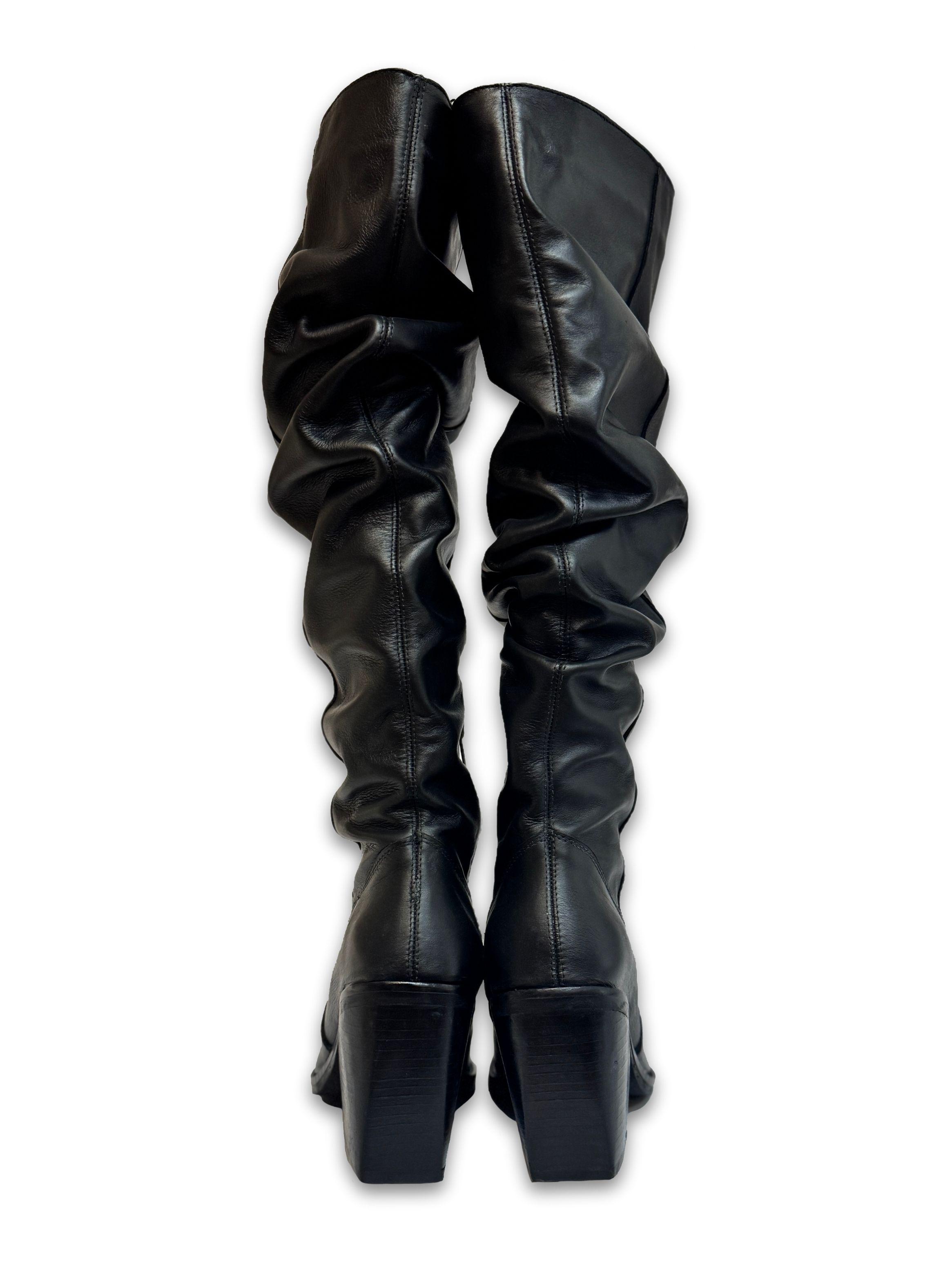 Bota Bucanera Anais Negro Exotica-3