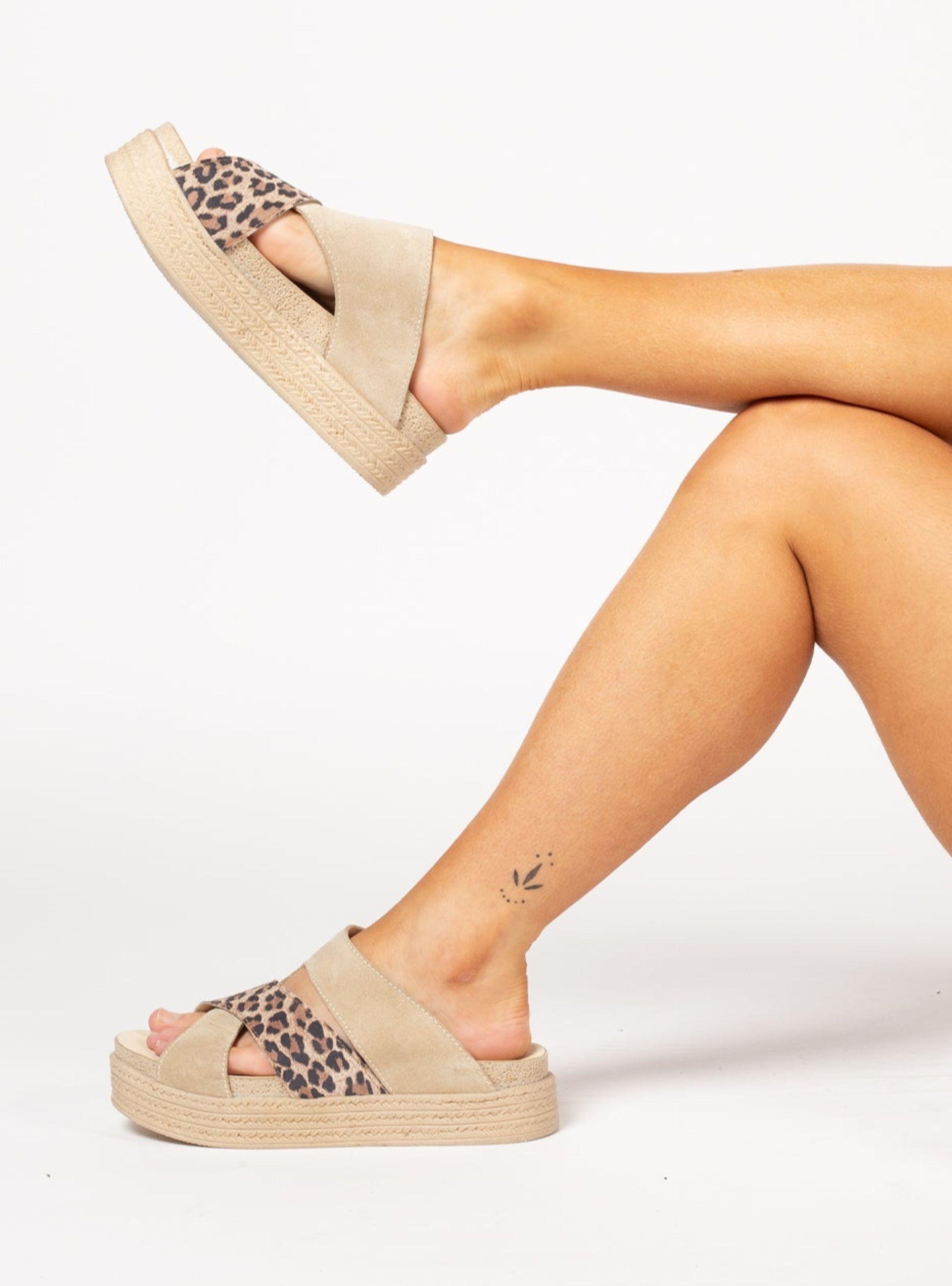 Sandalia Afra Reno Arena Animal Print Exotica-0