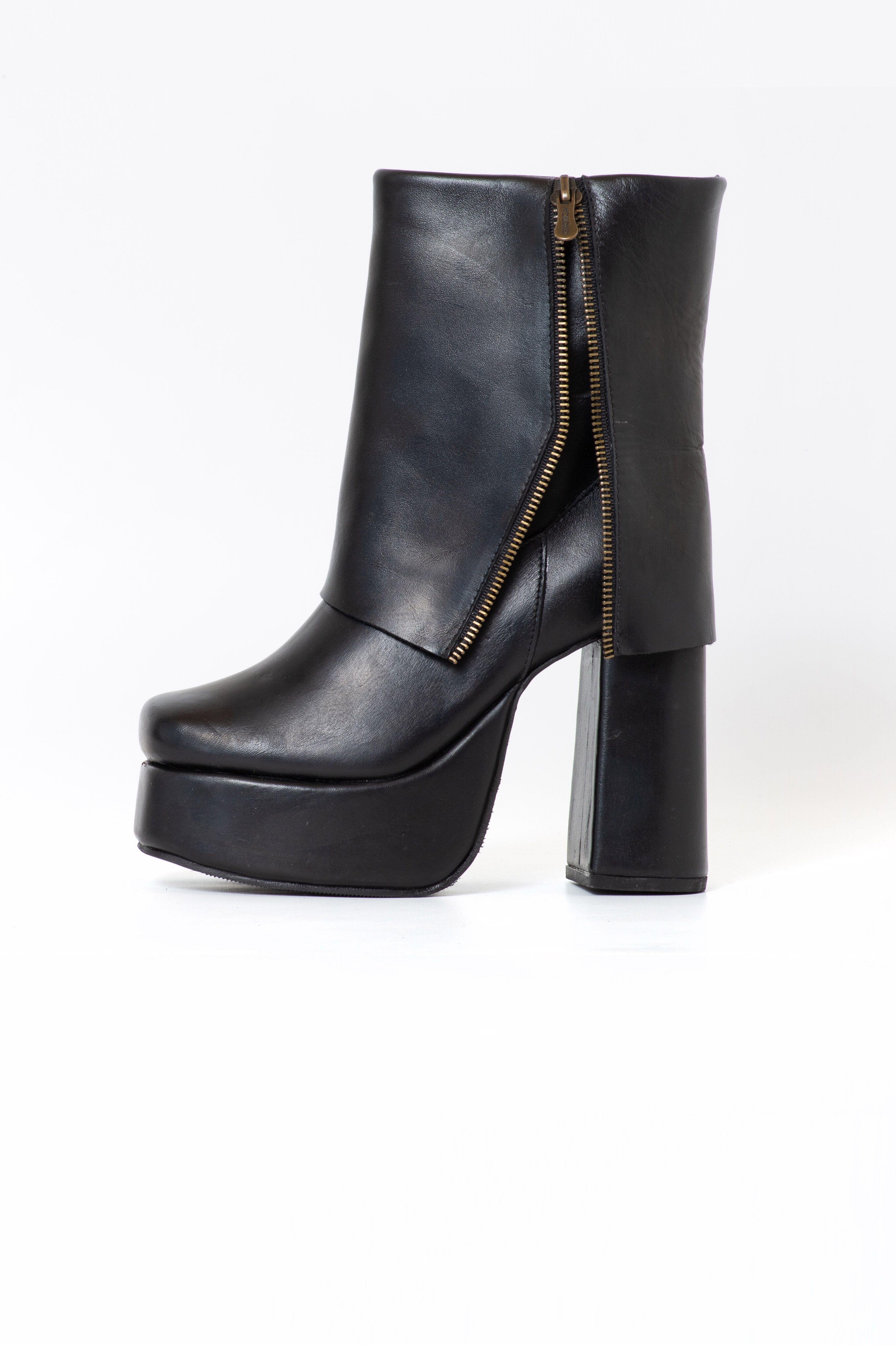 Botin Cristy Negro Exotica-1