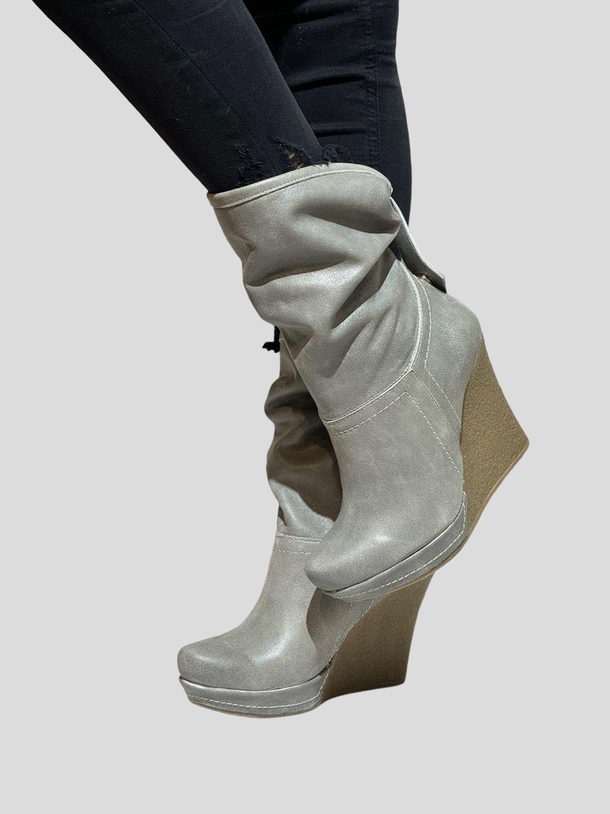 Botin Gabriela Gris Exotica-0