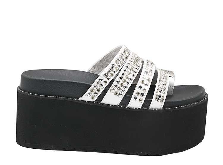 Sandalias Connie Blanco Exotica-1