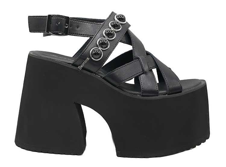Sandalias Kim Negro Exotica-3