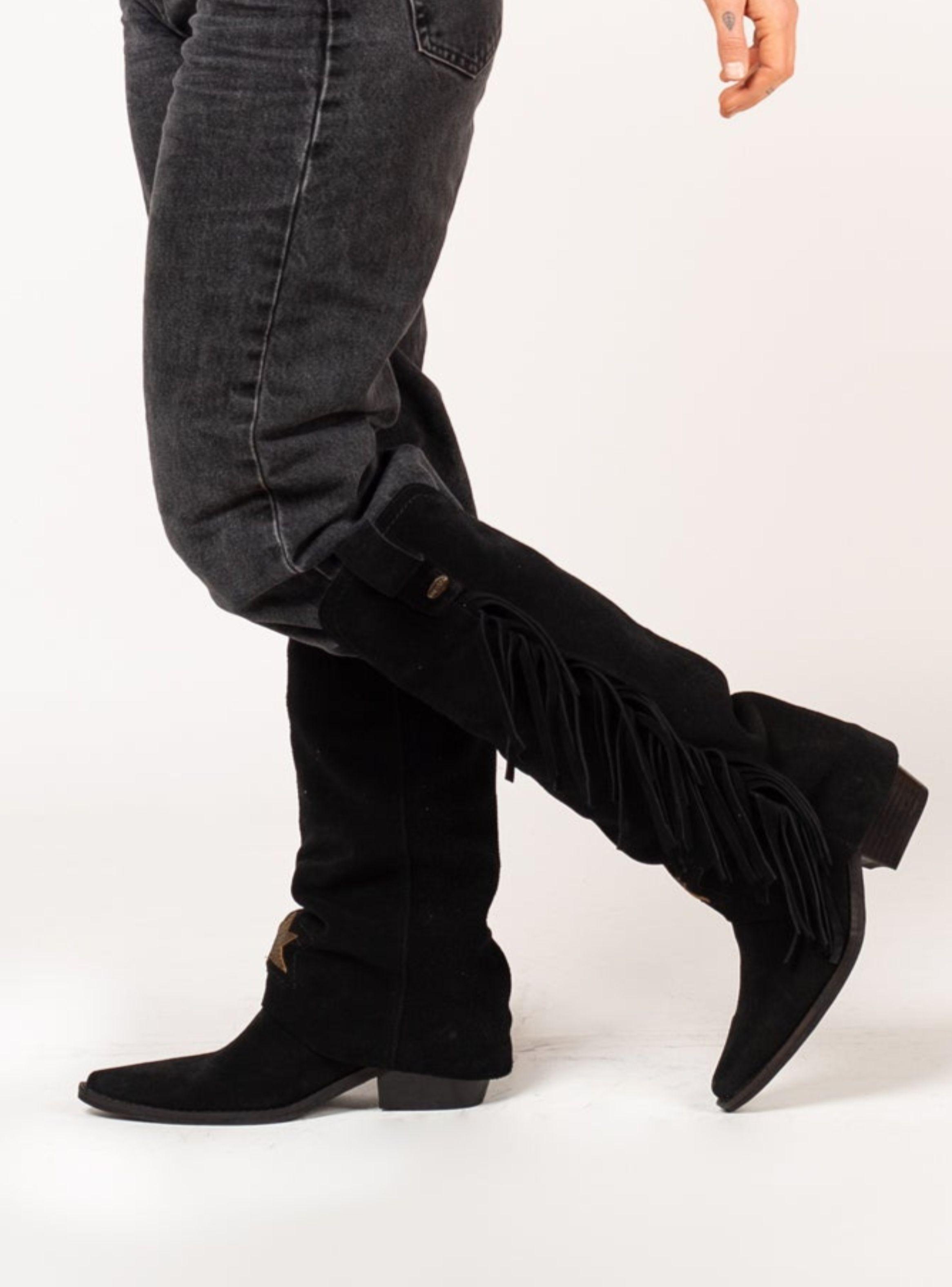 Bota Angela Reno Negro -4
