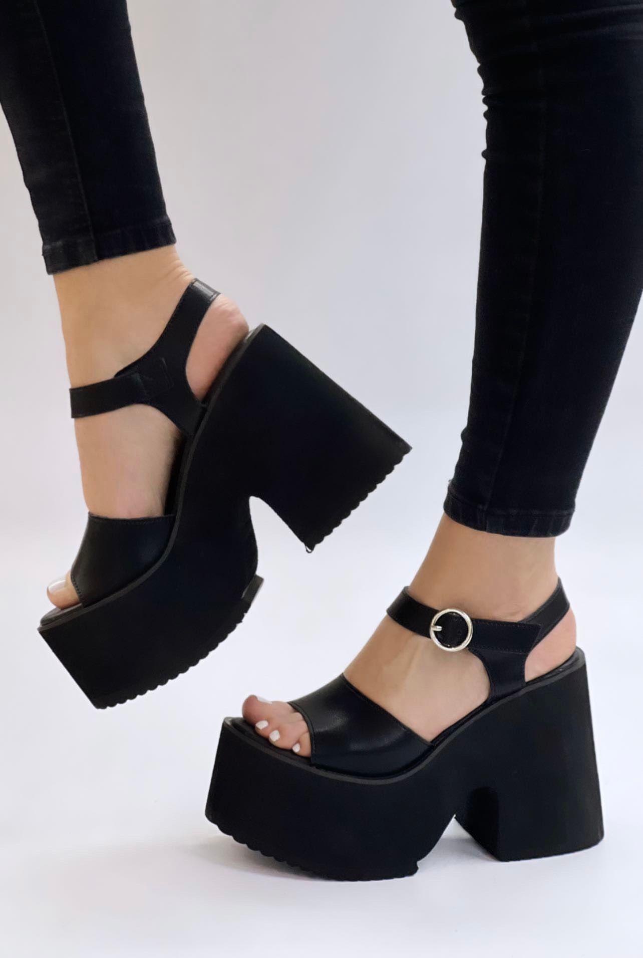 Sandalias Estrella Negro Exotica-0