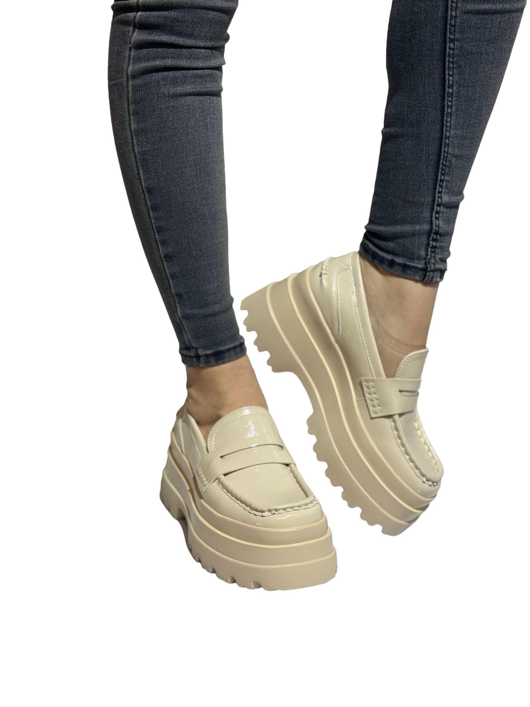 Mocasín Betina Beige Vegan Exotica-0