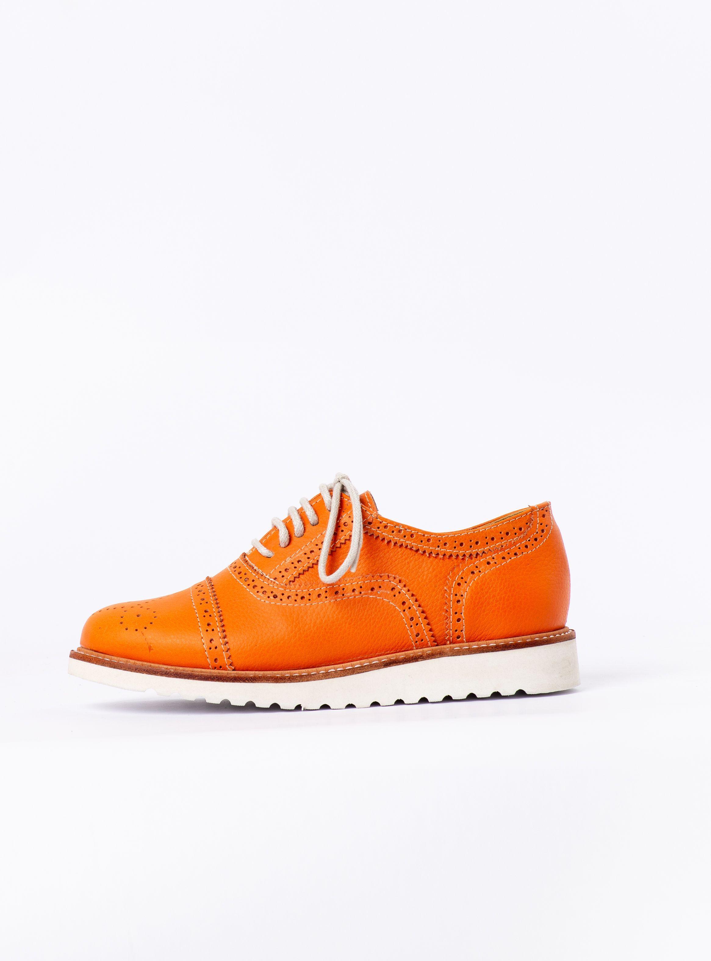 Zapato Cleo Naranjo Exotica-3