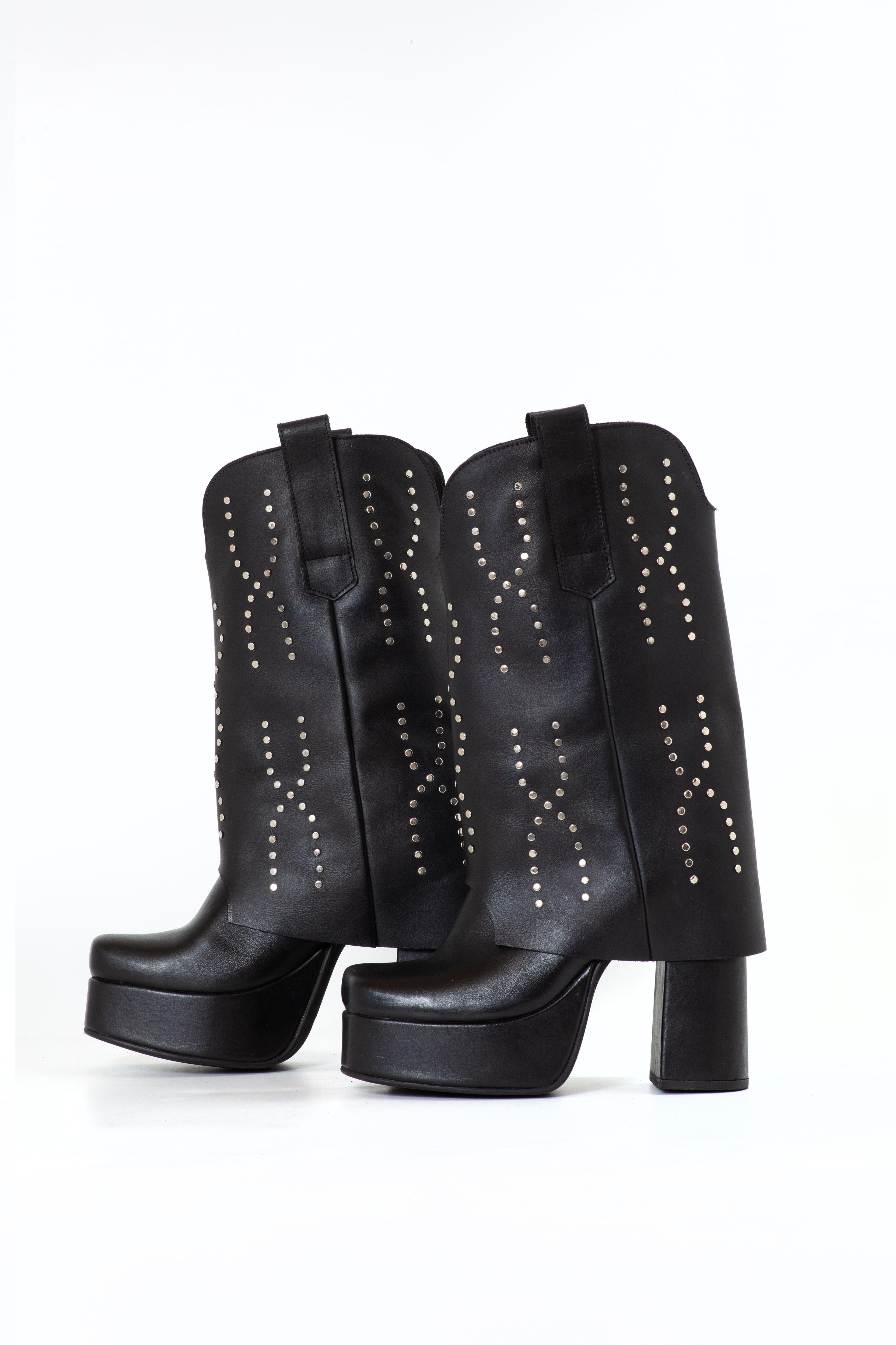 Bota Simone Negro Exotica-3