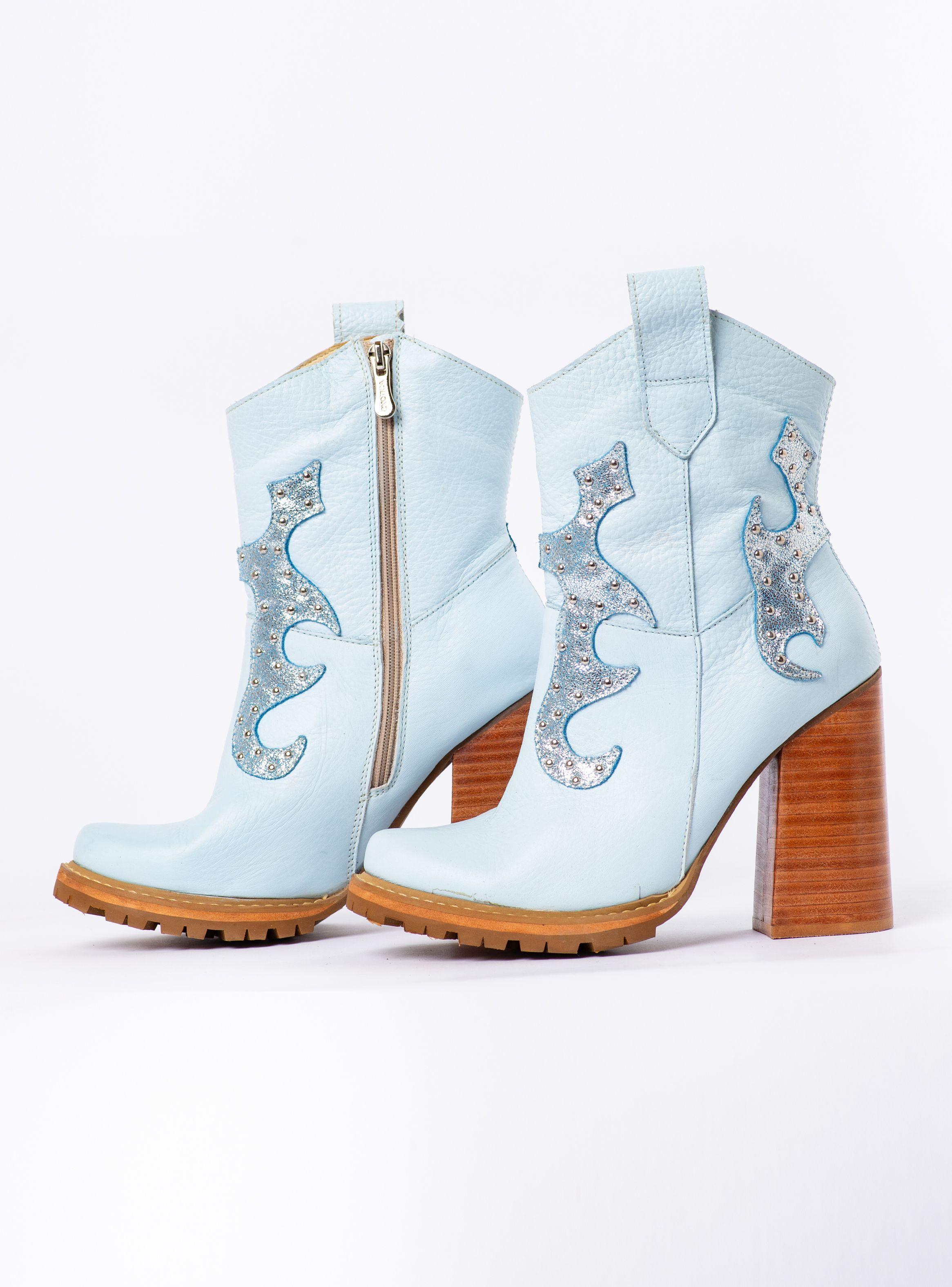 Botin Selena Celeste Exotica-4