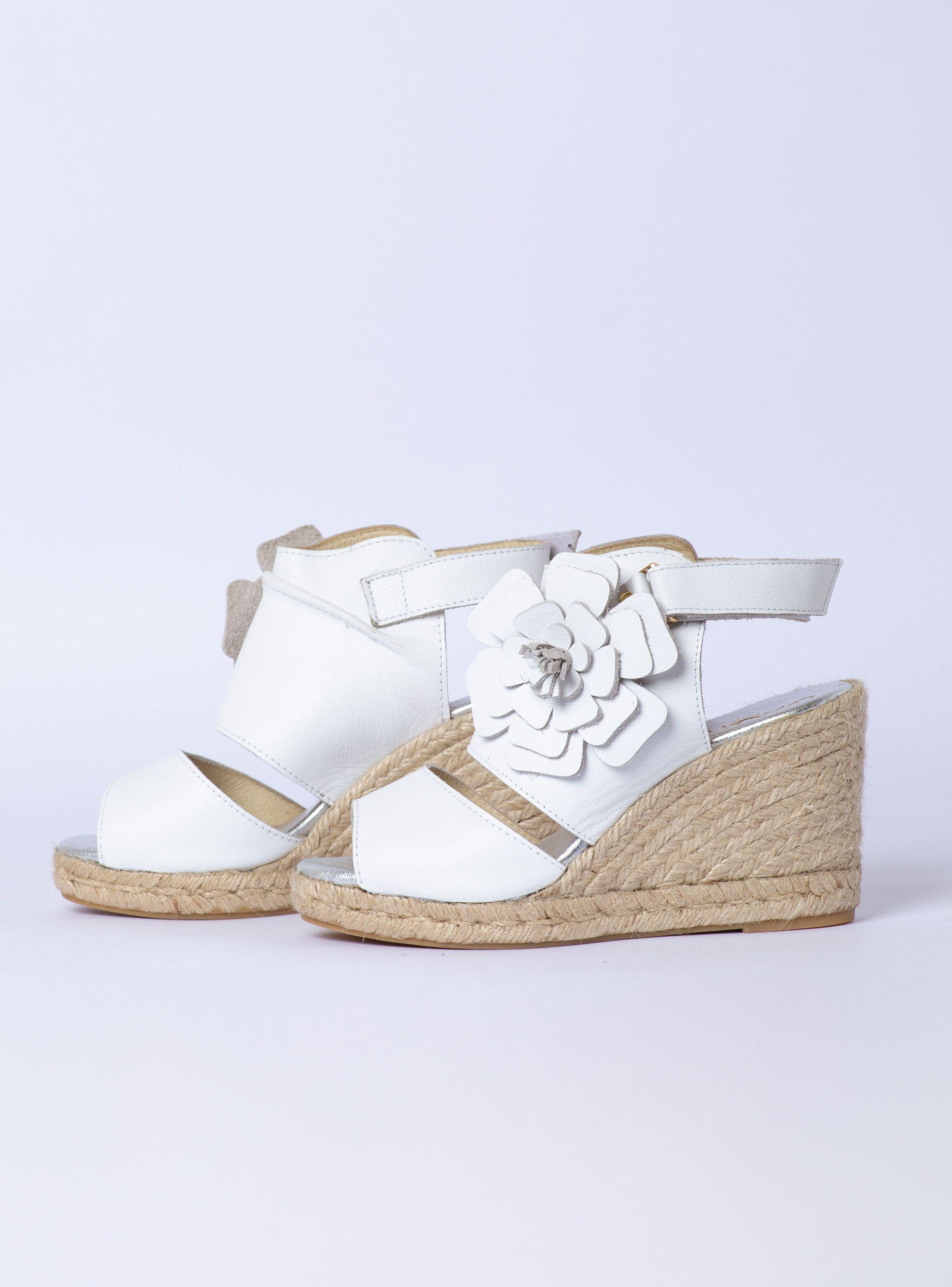 Sandalia Fabia Blanco Yute Exotica-6