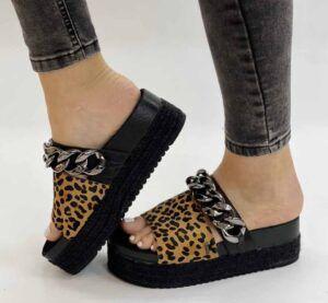 Sandalias Bruna Animal Print Exotica-3