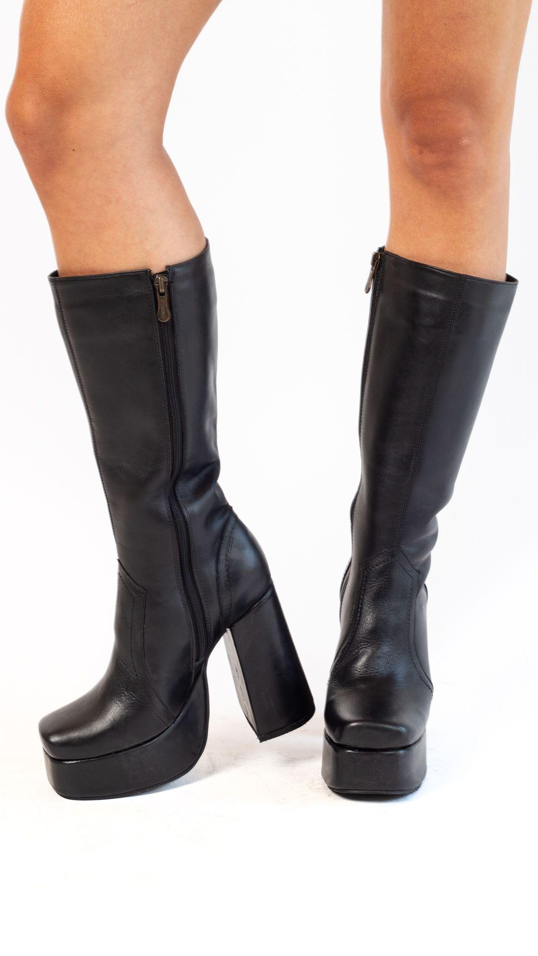 Bota Cathy Negro Exotica-0