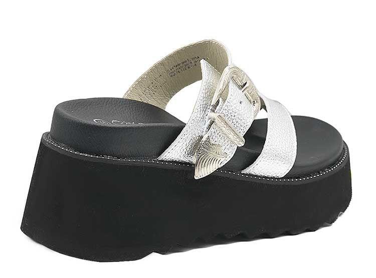 Sandalias Fany Plata Exotica-1