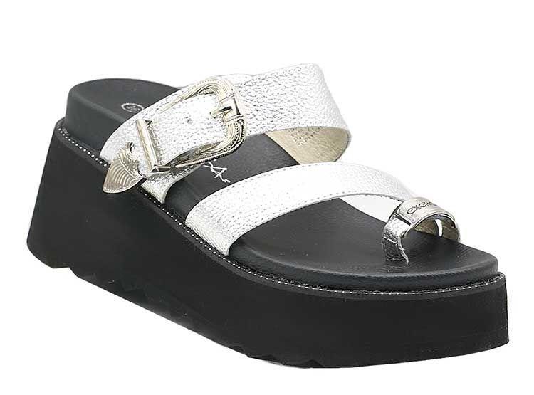 Sandalias Fany Plata Exotica-0