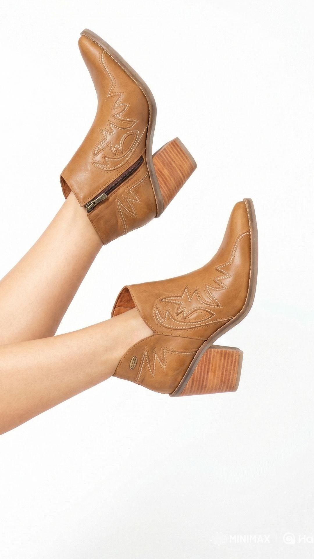 Botin Isabel Miel Exotica-0