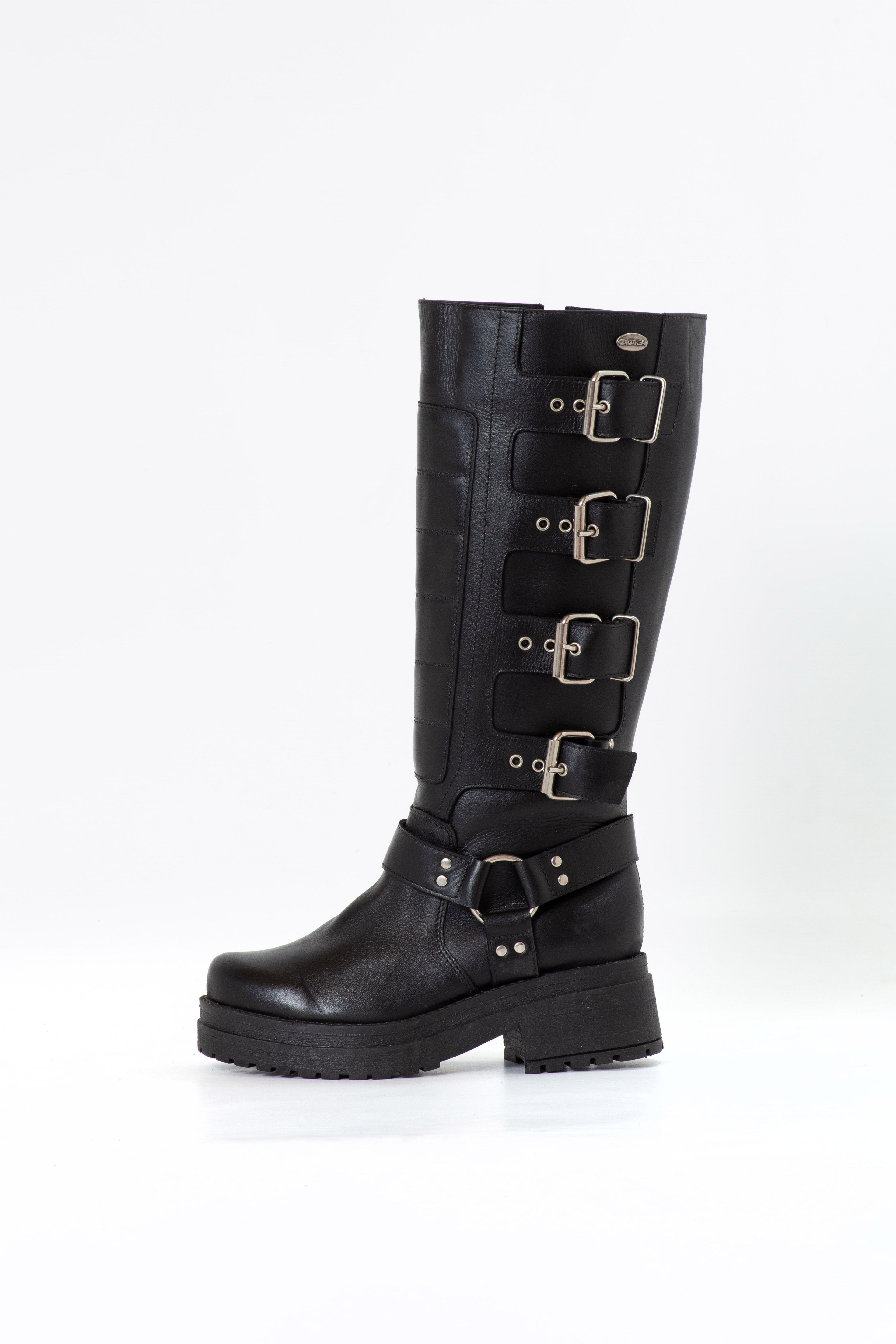 Bota Jacinta Negro Exotica-1