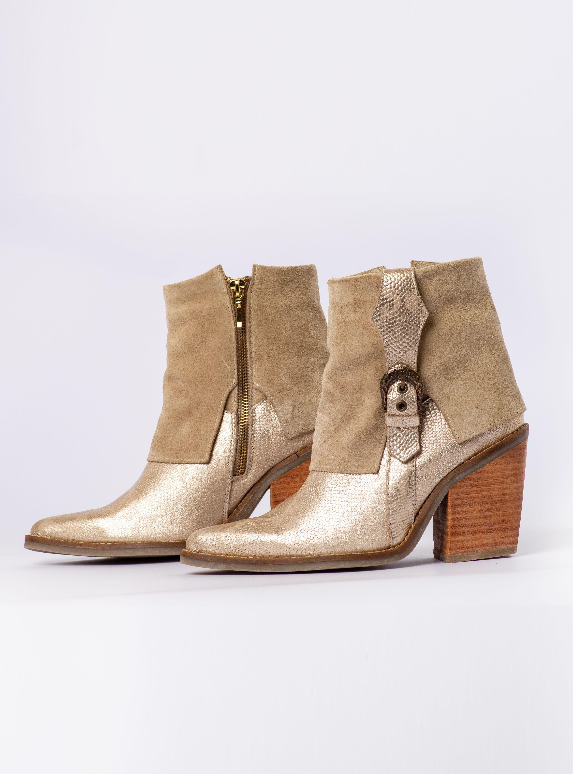 Botin Kiara Dorado Arena Exotica-6