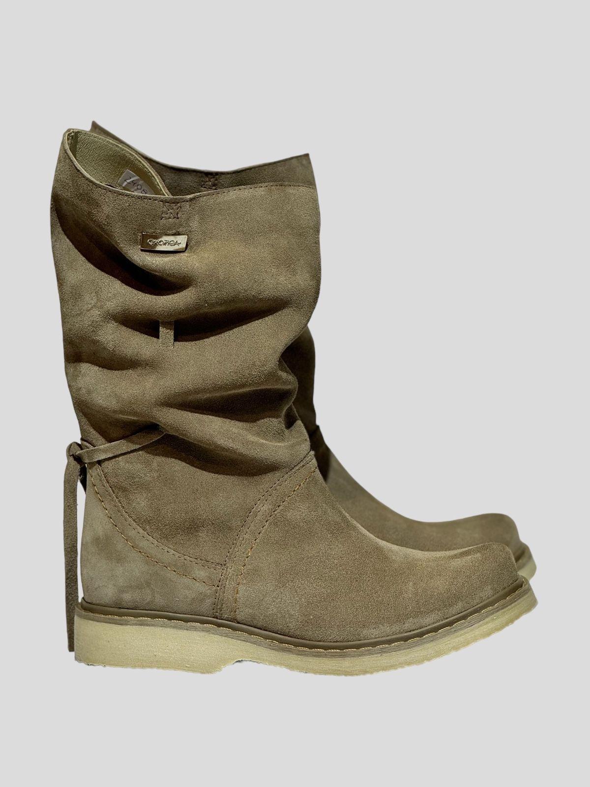 Bota Angie Taupe Exotica-0