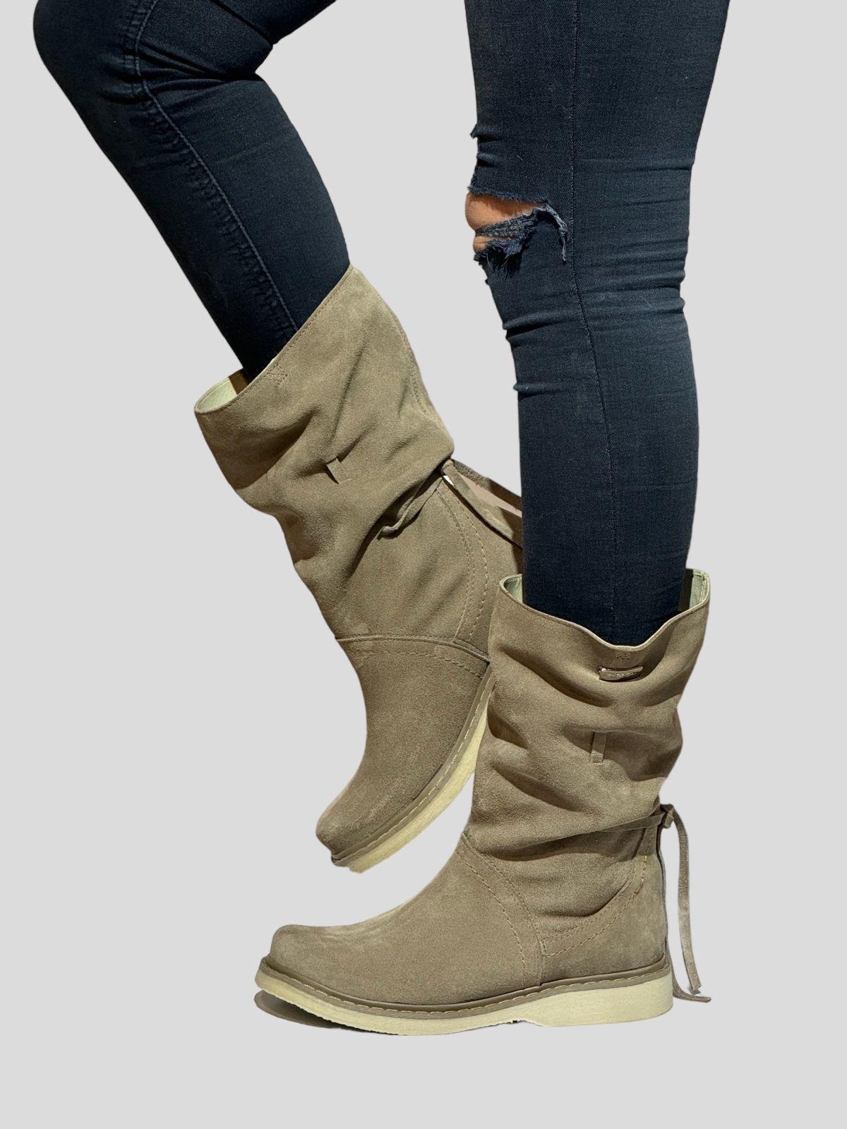 Bota Angie Taupe Exotica-1