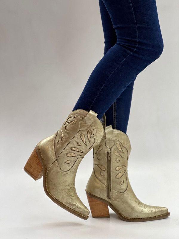 Bota Lina dorado Exotica-0