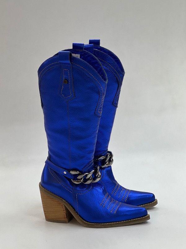 Bota Lilia Azul Exotica-2