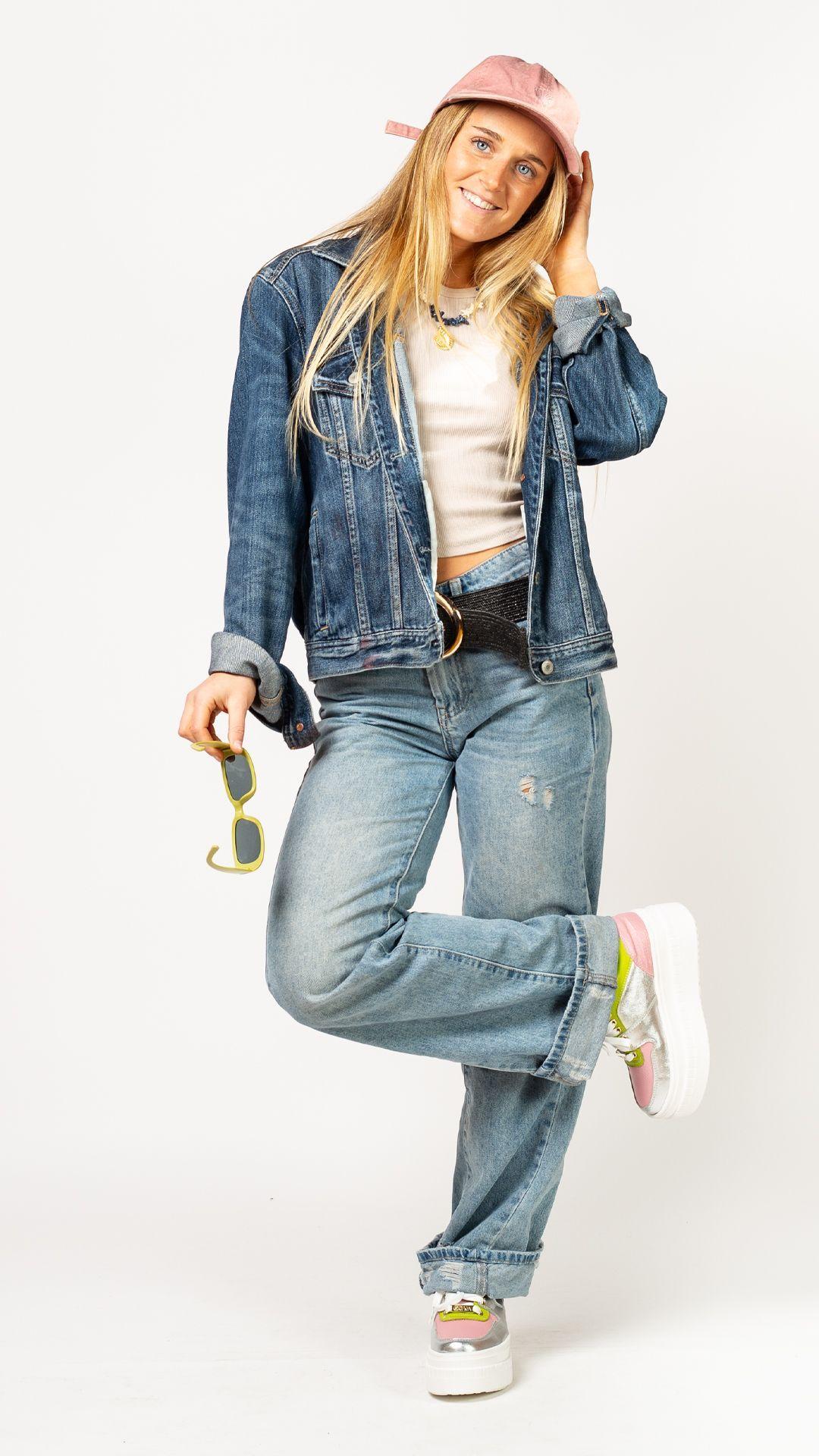 Zapatilla Kira Rosa Plata Verde-2