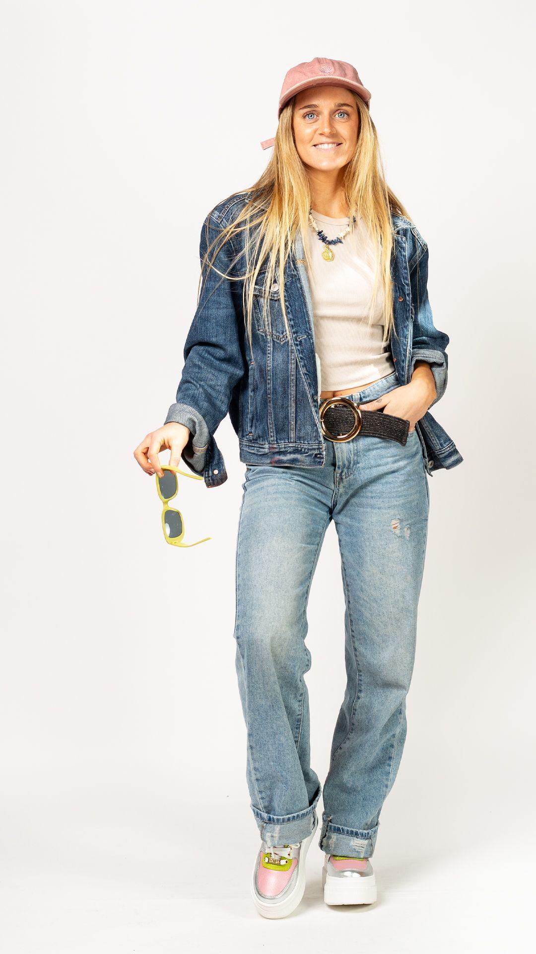 Zapatilla Kira Rosa Plata Verde-3