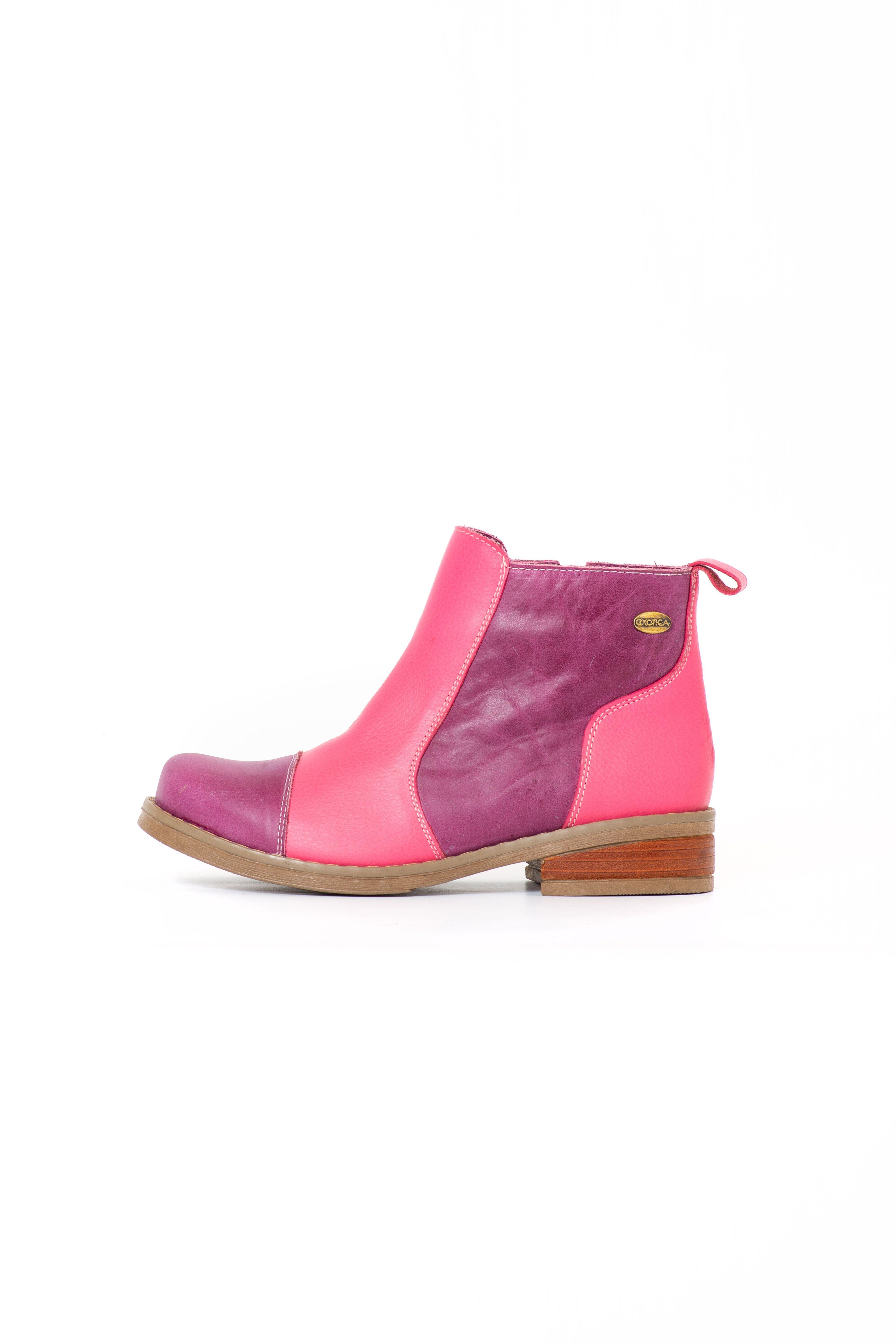 Botin Amy Fucsia Violeta Exotica -2