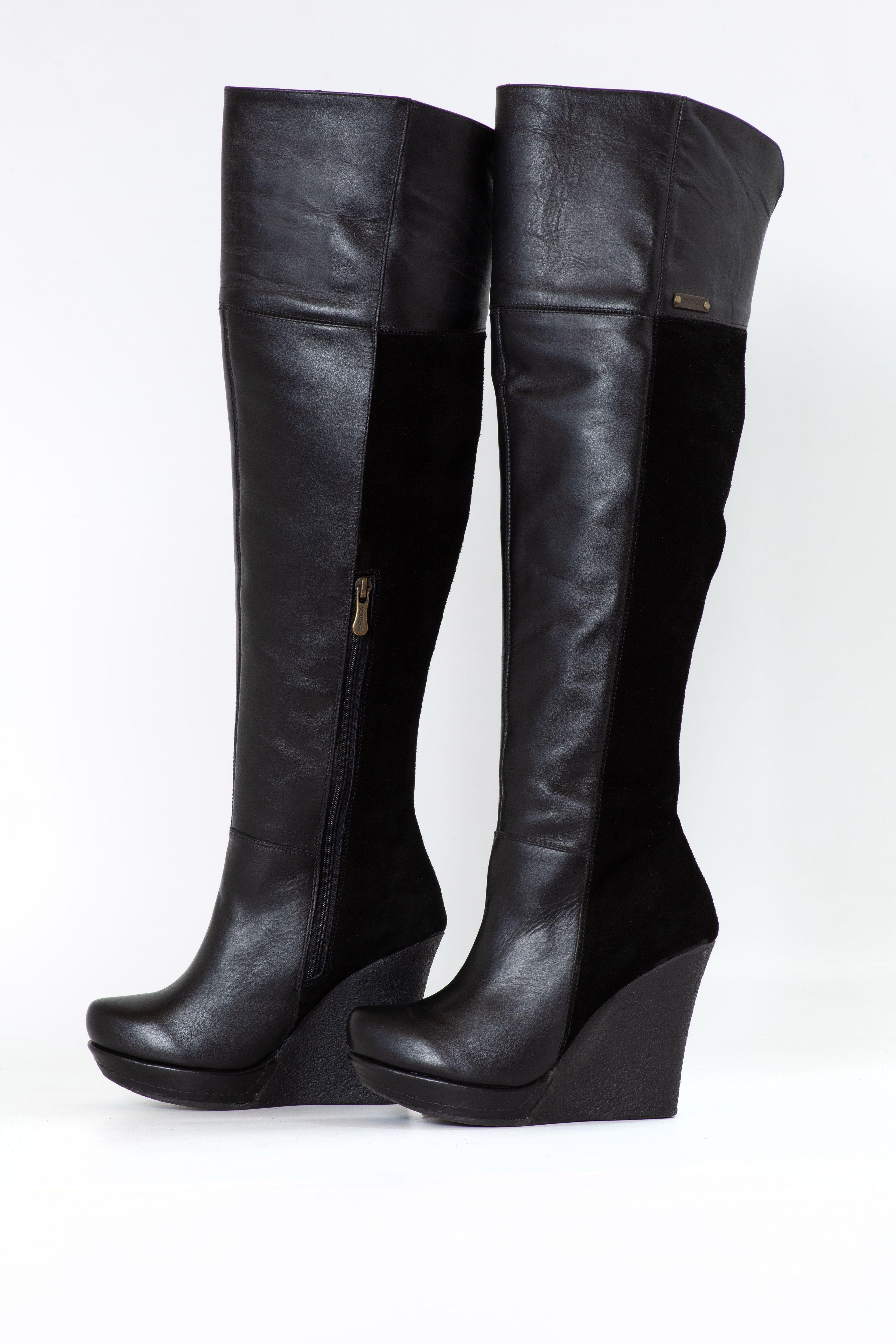 Bota Bucanera Cloe Negro Exotica-1