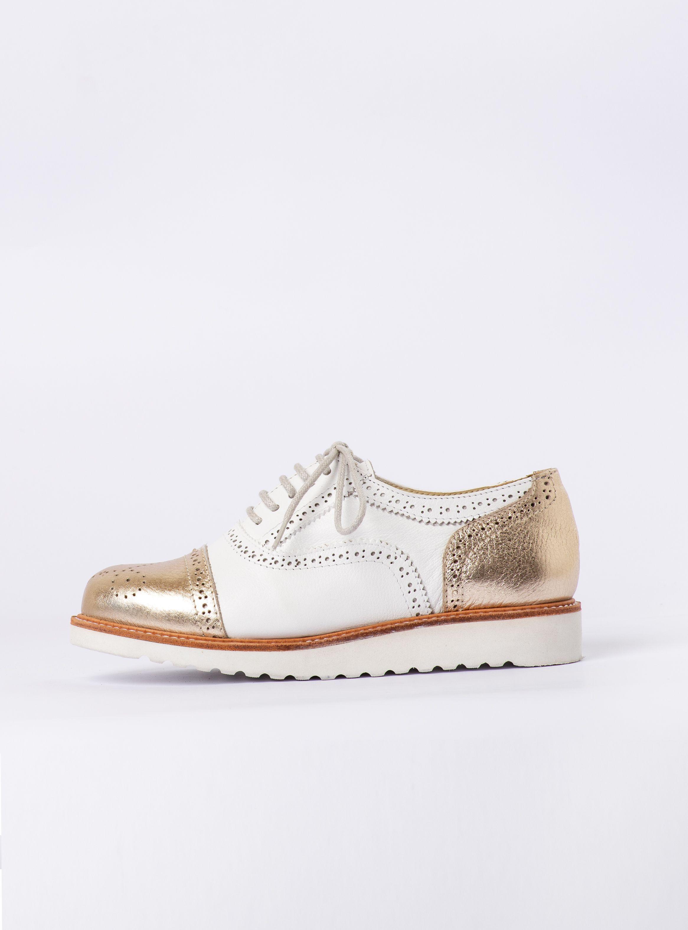 Zapato Cleo Niquel Blanco Exotica-3