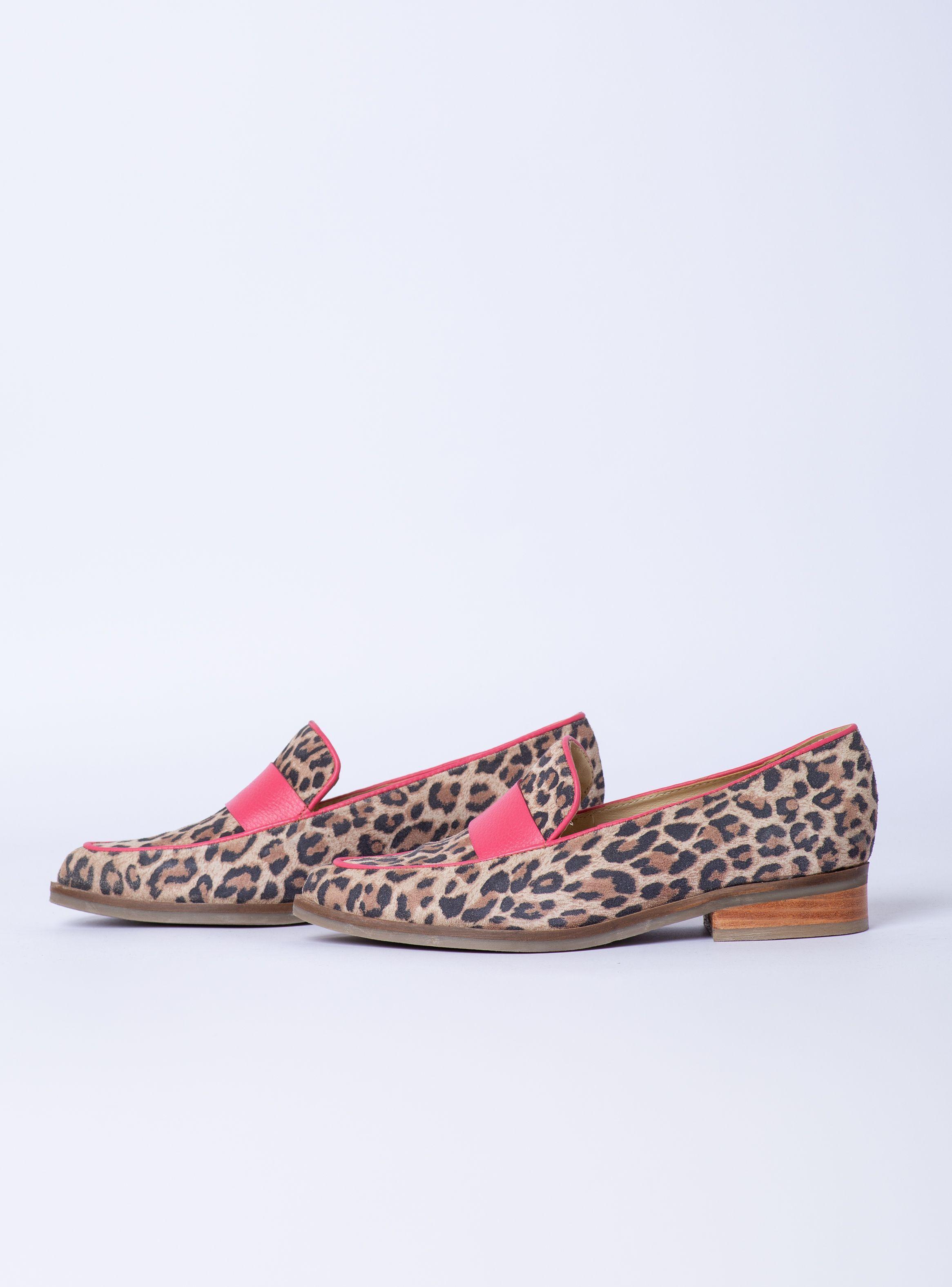 Mocasín Adela Animal Print/Rosa FL Exotica-5