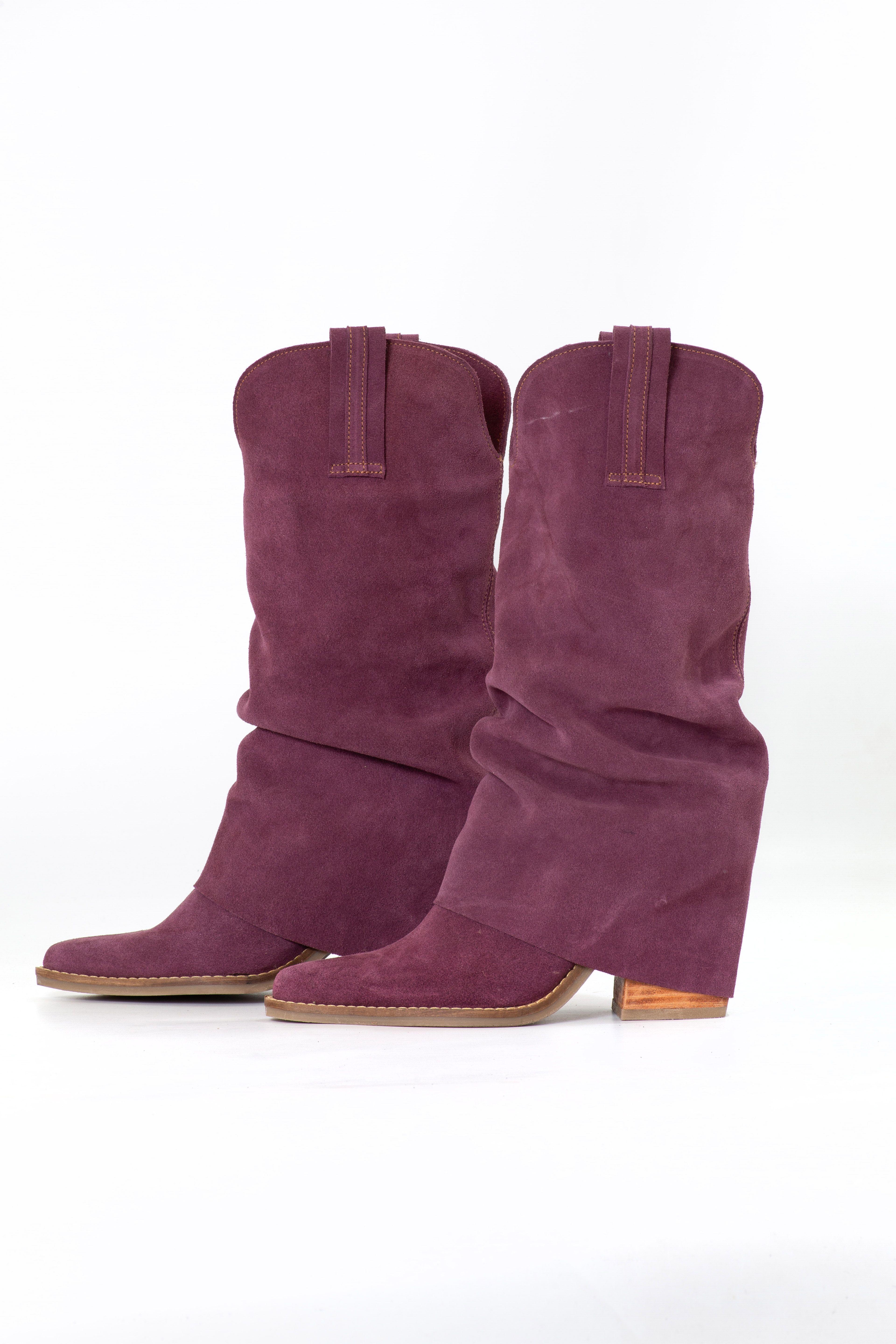 Bota Ignacia Reno Morado Exotica-2