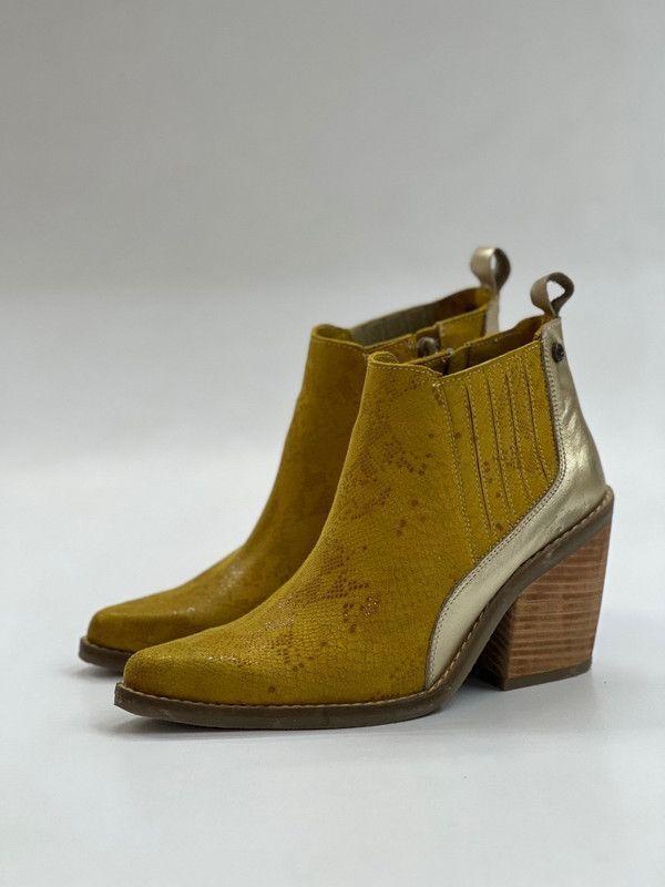 Botin Kelly Mostaza Exotica-1