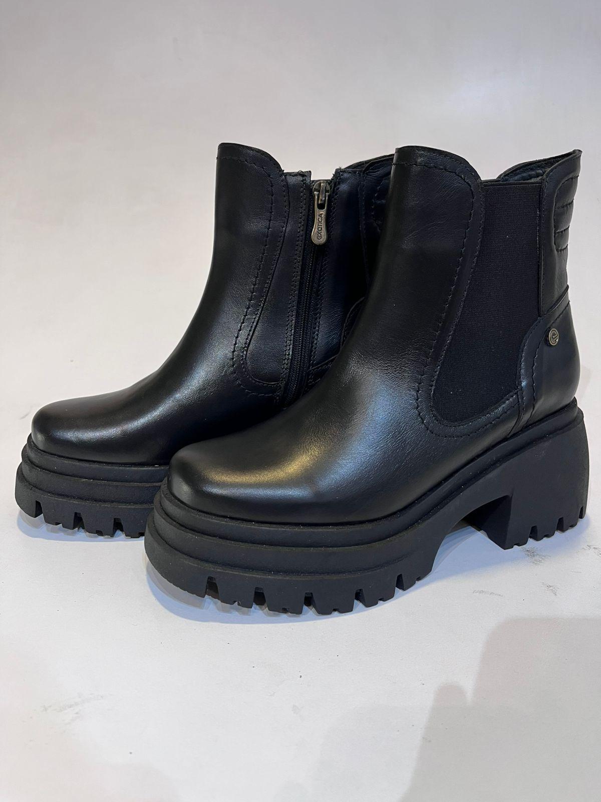 Botin Melina Negro Exotica-3