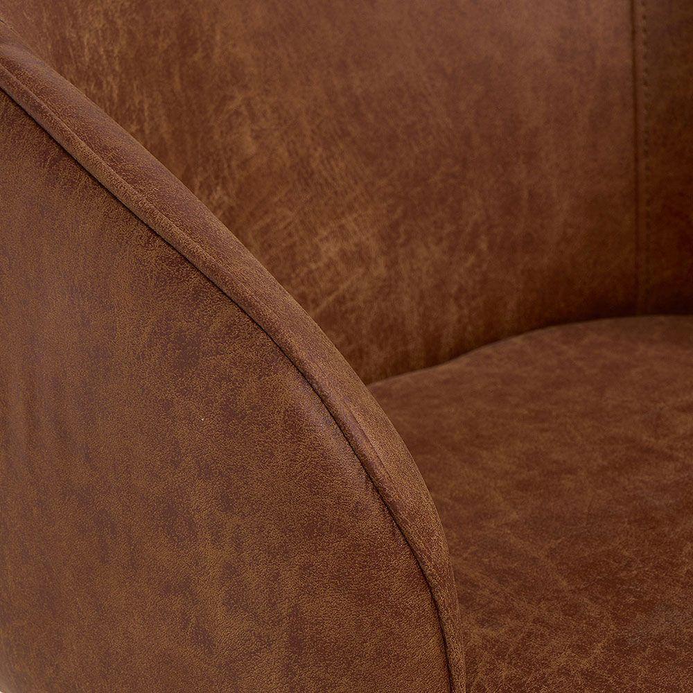 Set 2 Poltronas Rosen Turif Tela Camel-6
