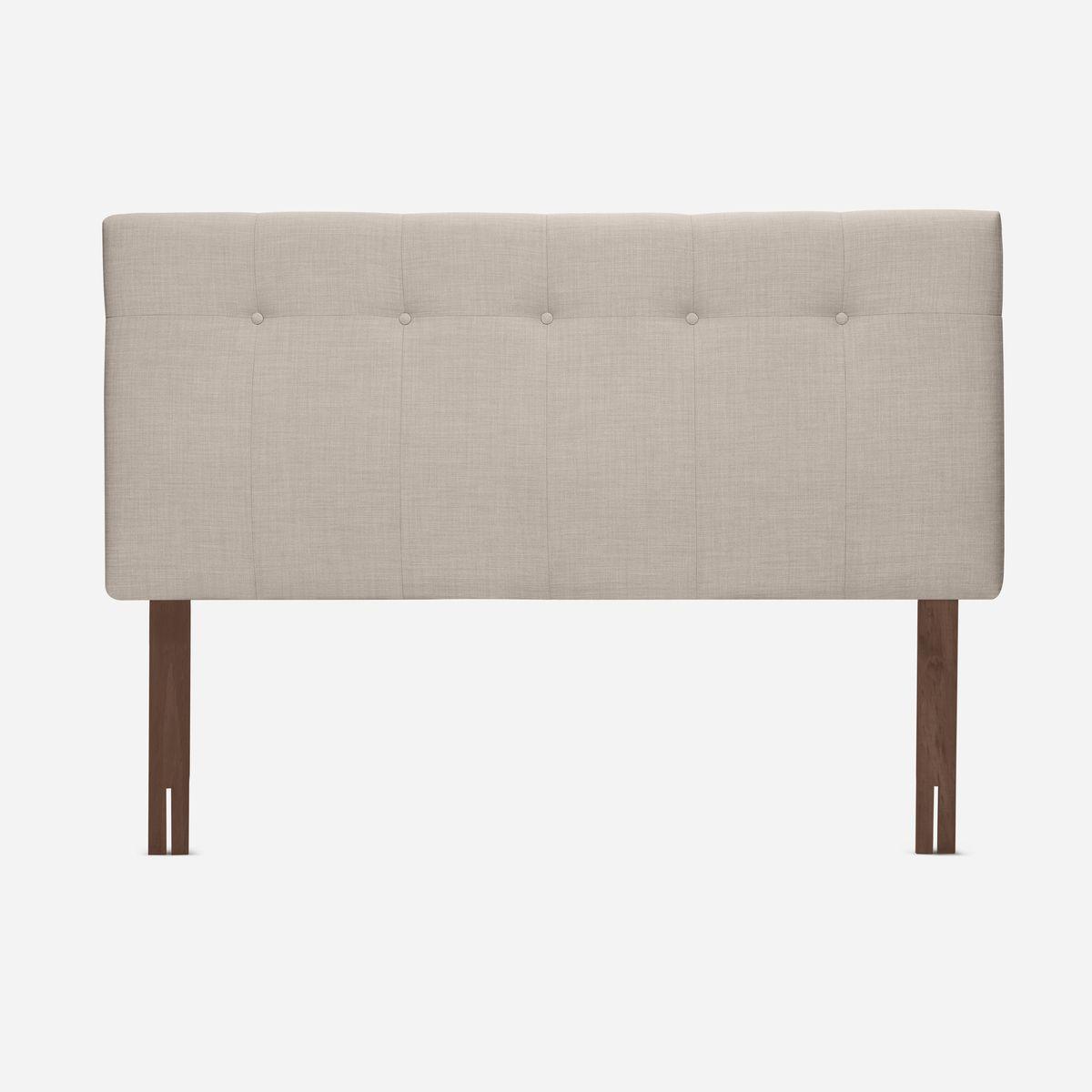 Respaldo Rosen New Bennet 2 Plazas Tela Beige-0