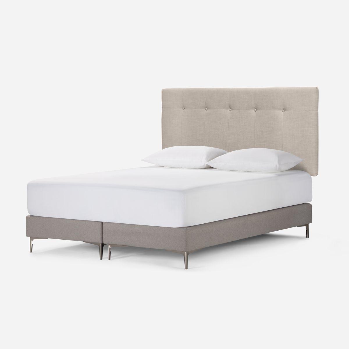 Respaldo Rosen New Bennet 2 Plazas Tela Beige-2