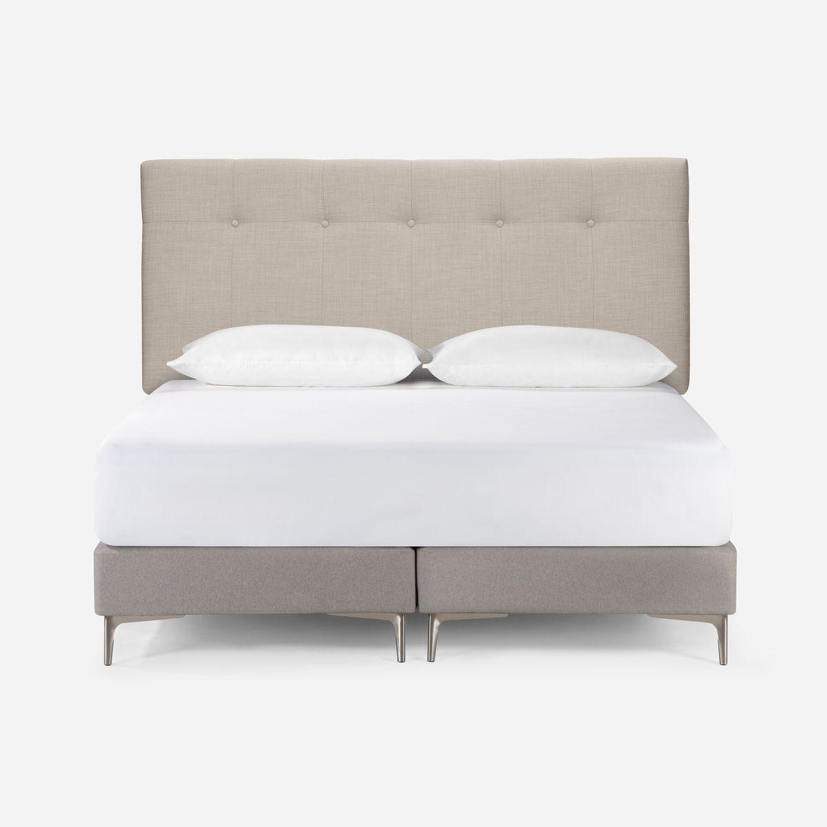 Respaldo Rosen New Bennet 2 Plazas Tela Beige-3