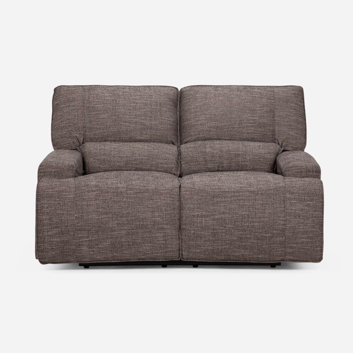 Sofá Reclinable Rosen Jagger Eléctrico 2 Cuerpos Tela Taupe-3