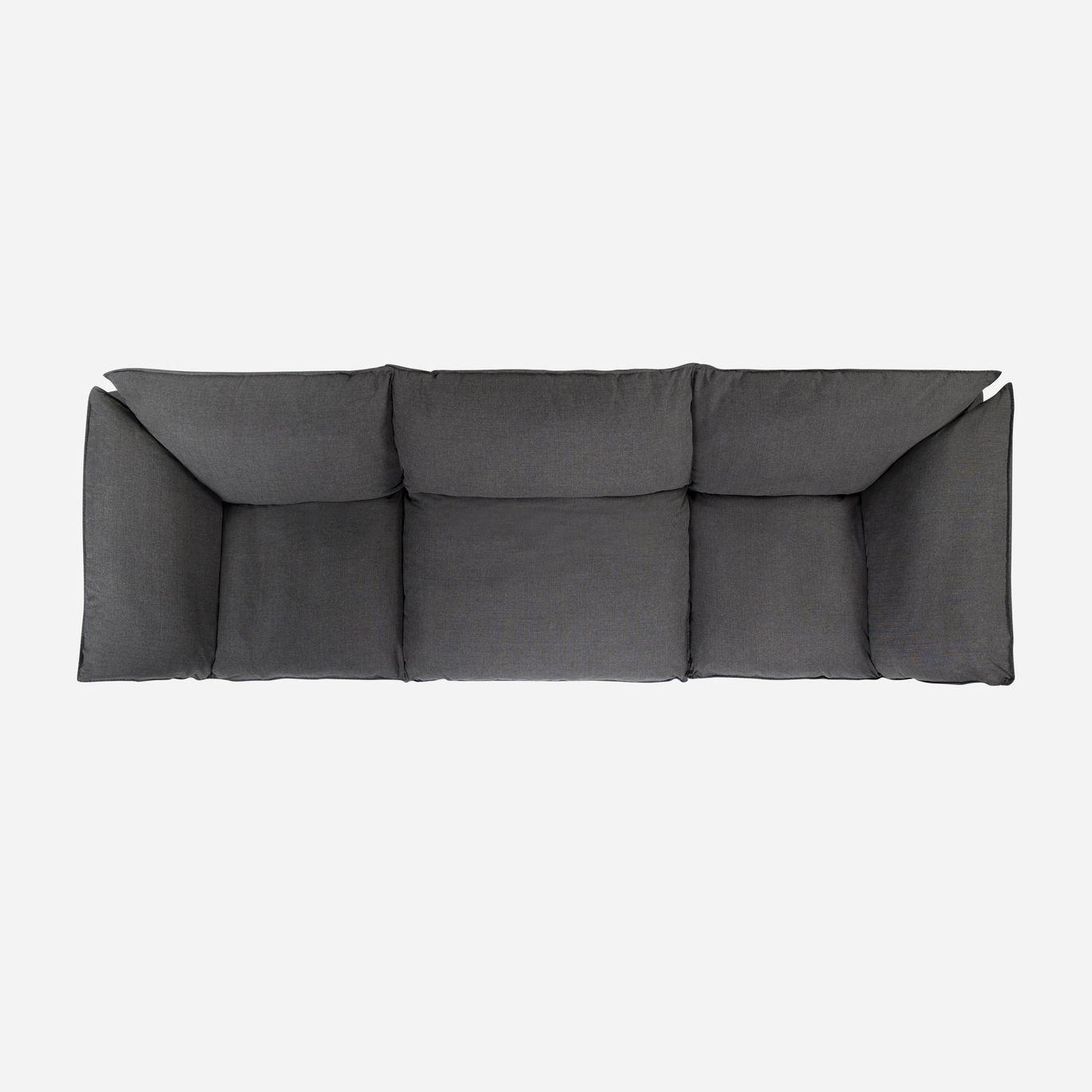 Modular Rosen Shanklin 2 Esquineros + 1 Butaca Tela Charcoal-2