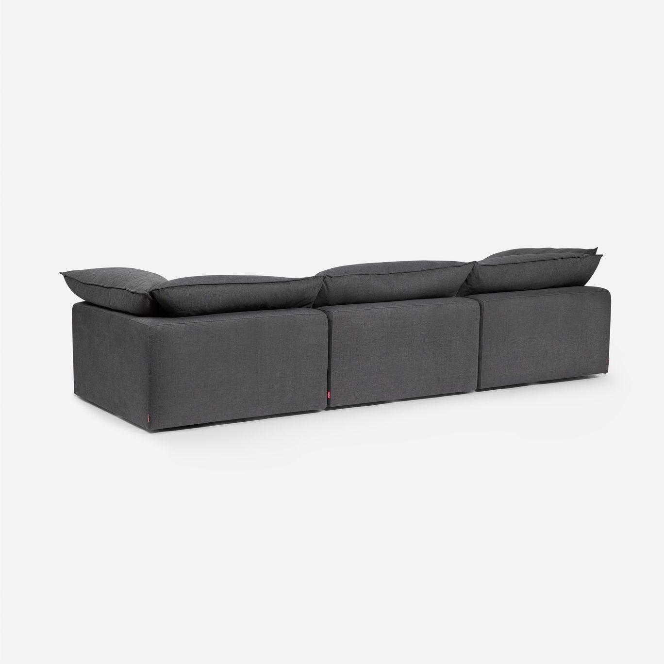 Modular Rosen Shanklin 2 Esquineros + 1 Butaca Tela Charcoal-3