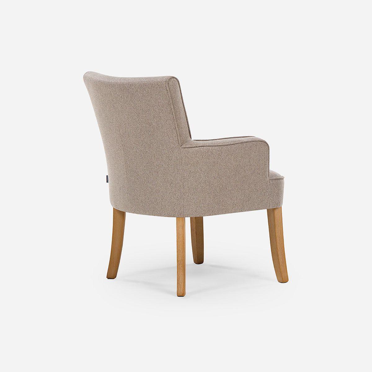 Set 2 Poltronas Emily II Tela Taupe-5