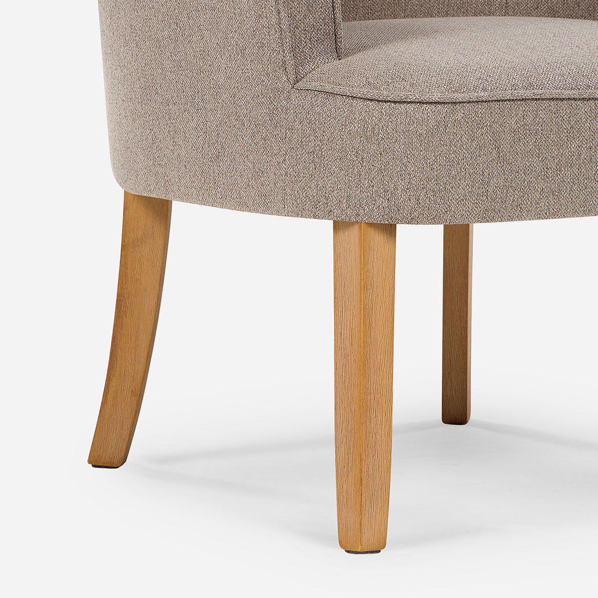 Set 2 Poltronas Emily II Tela Taupe-6