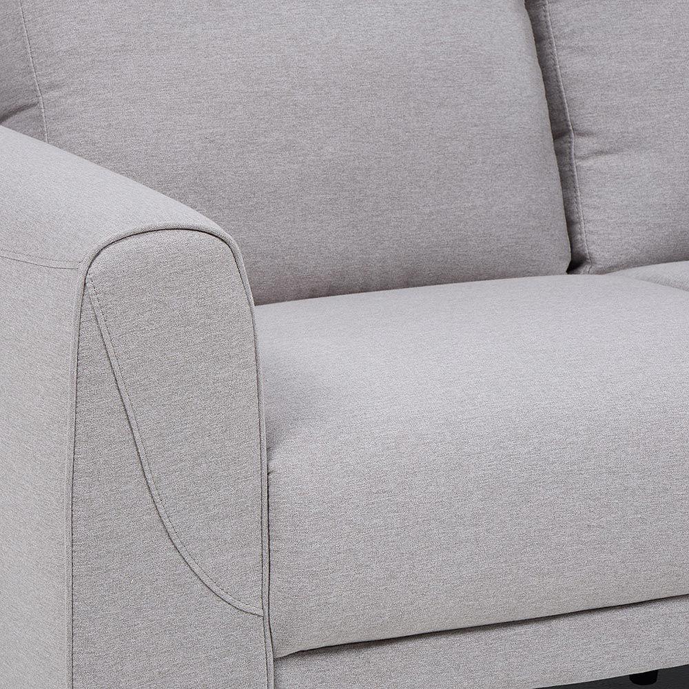 Sofá Padua 3 Cuerpos Color Gris Perla-5