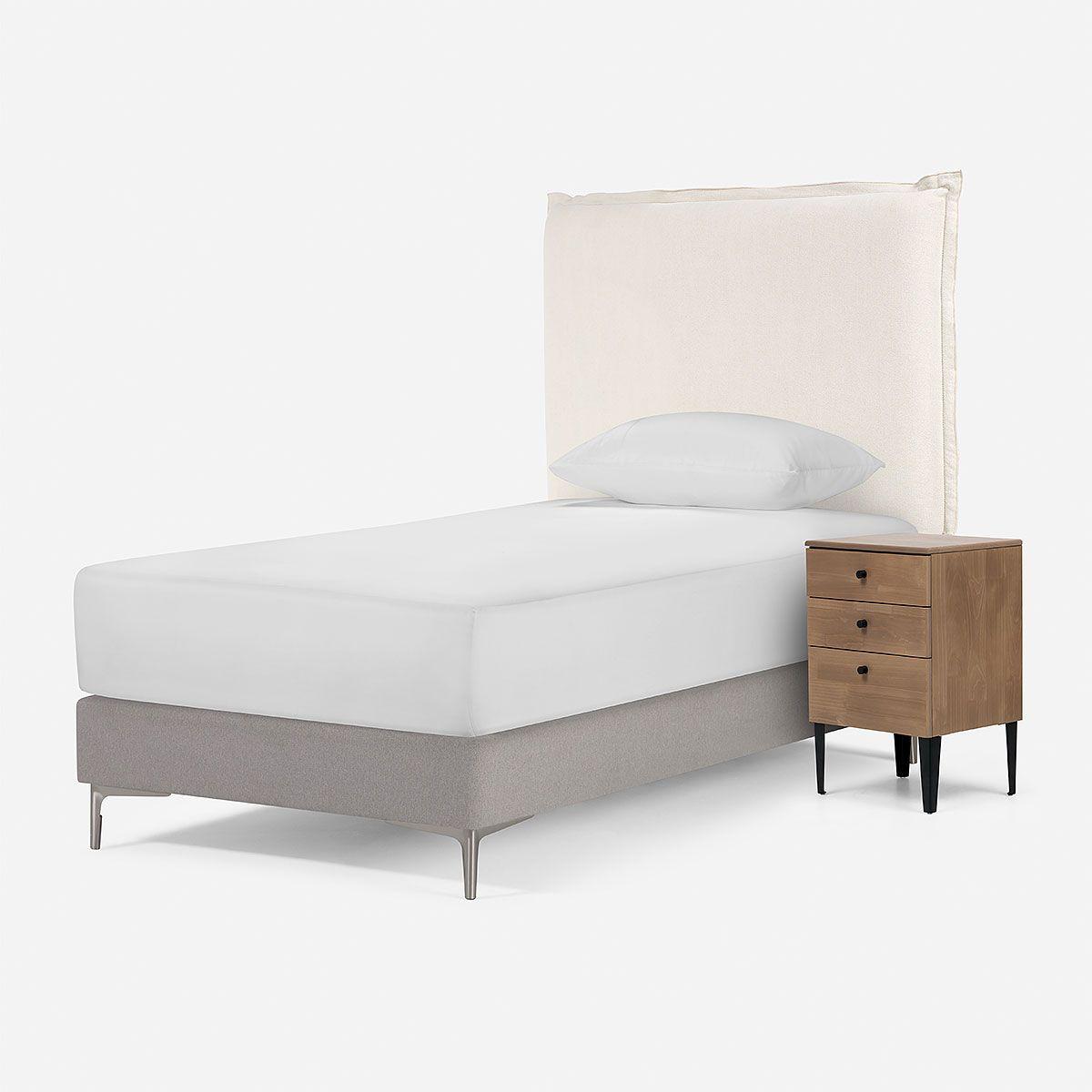 Set de Muebles Respaldo Maura 1.5 Plazas + Velador Paul-2