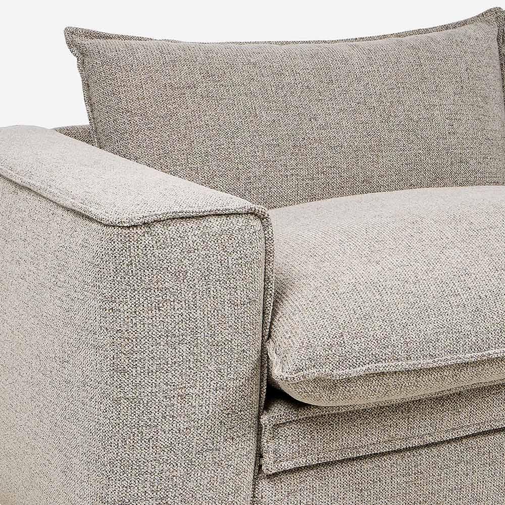 Sofá Modular Tizimin Tela Mokka Talla S-9